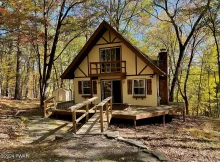 Charming Traditional Chalet in Pocono Mountain Lake Estates $165,000