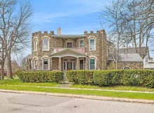 1906 Michigan Castle Style House With Original Woodwork Lists For Just $160,000! See Inside!