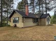 Beautiful Log House on Over 40 Acres in Britt, Minnesota