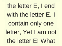 Test your skills with this riddle.