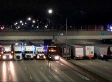 No one knows why 13 trucks are blocking the highway, when the truth is revealed, tears flow